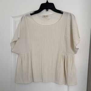 Madewell Cream Blouse